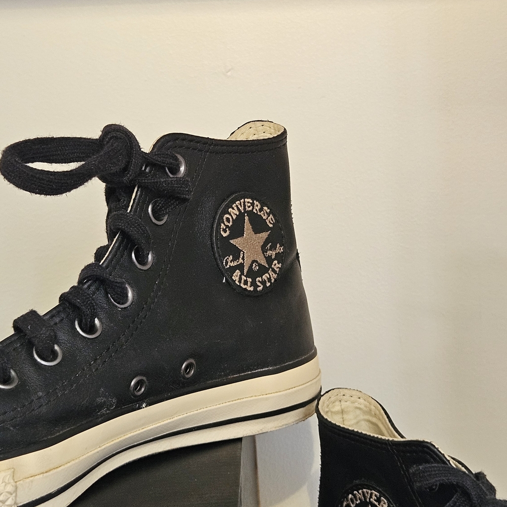 Converse Black High-Top Sneakers - Picture 3 of 15
